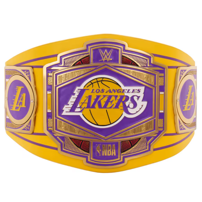 los angeles lakers wwe legacy title belt