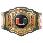 miami hurricanes wwe legacy title belt