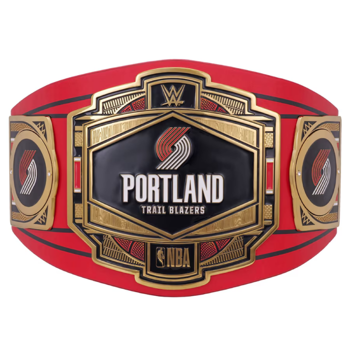 portland trail blazers wwe legacy title belt