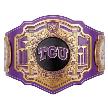 tcu horned frogs wwe legacy title belt