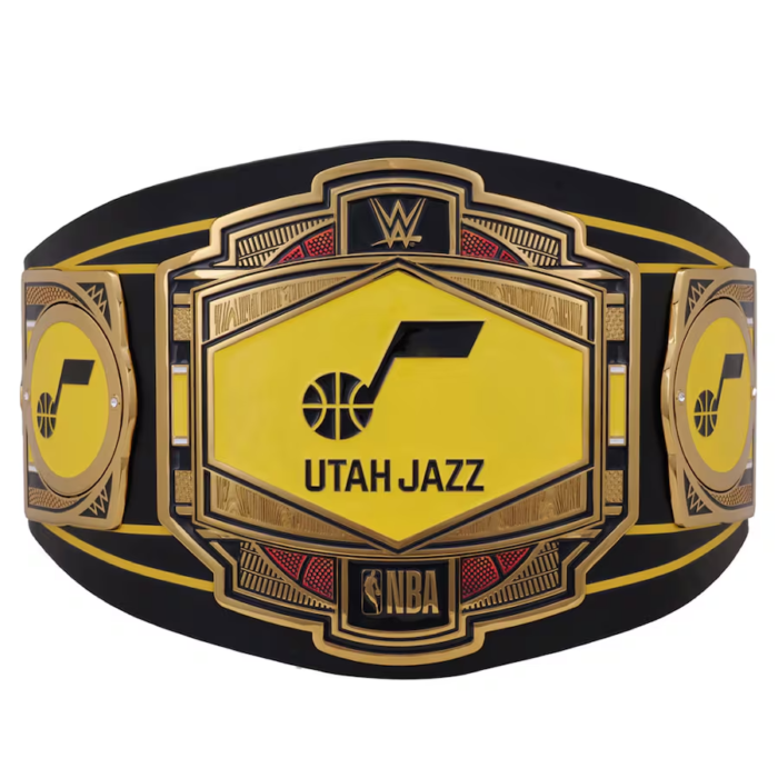 utah jazz wwe legacy title belt