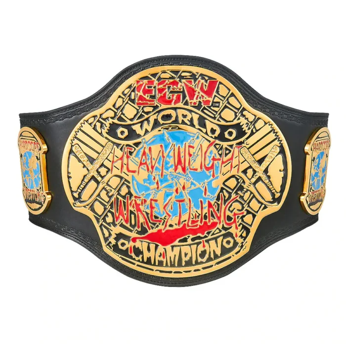ecw world heavyweight championship replica title belt
