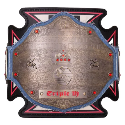 triple h 30 years evolution world heavyweight championship title belt