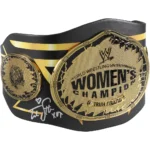 trish stratus wwe autographed 25 years anniversary signature series replica title belt